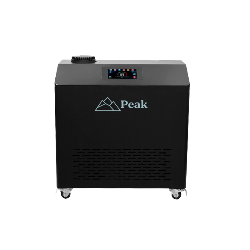 front view shot of peak pro ice chiller by peak sauna and ice in melbourne