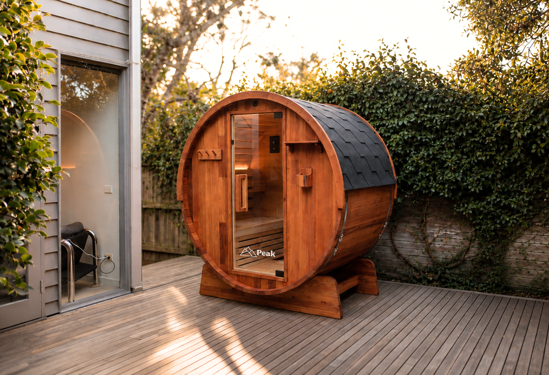 peak sauna ice eliza sauna installed outdoors