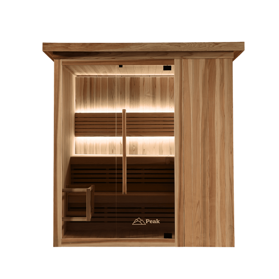 Peak Macedon Outdoor Traditional Sauna front view