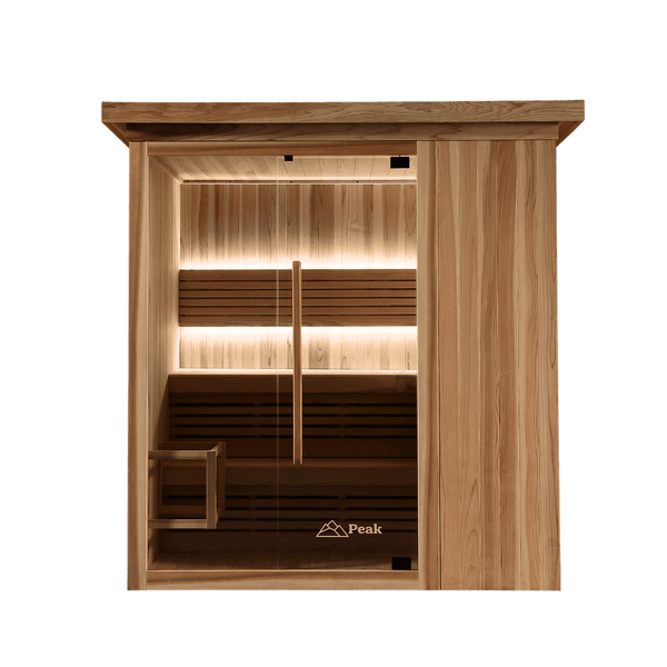 Macedon traditional sauna front view in mornington peninsula