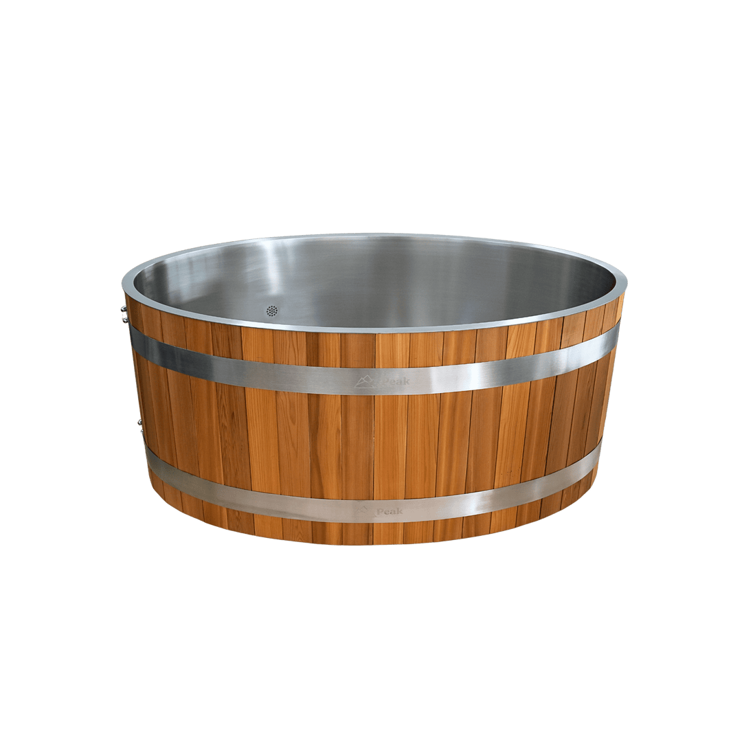 front view of eildon ice bath by peak sauna and ice in melbourne